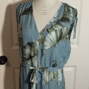 NWT Tropical Print Dress Size 16W